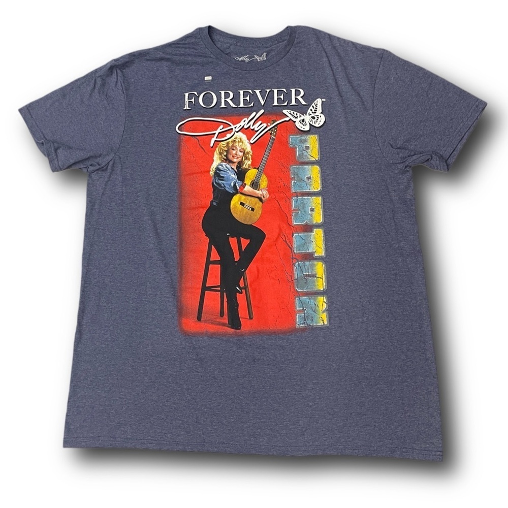 Dolly Parton 1980s Retro Forever Dolly Graphic T-Shirt - size XL